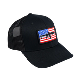 AR Flag RWB Patch Hat - Black