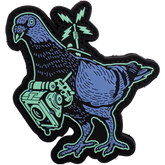 Spy Pigeon Glow in the Dark PVC Patch