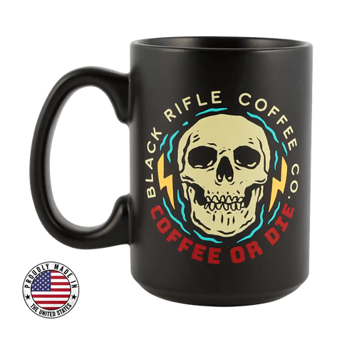 Coffee or Die Skull Mug