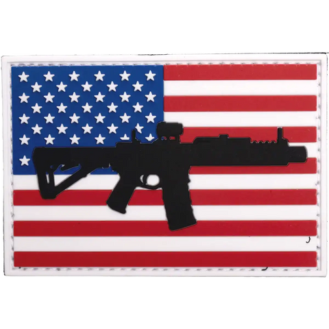 AR Flag RWB PVC Patch