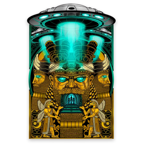 Annunaki Gold ECS Sticker