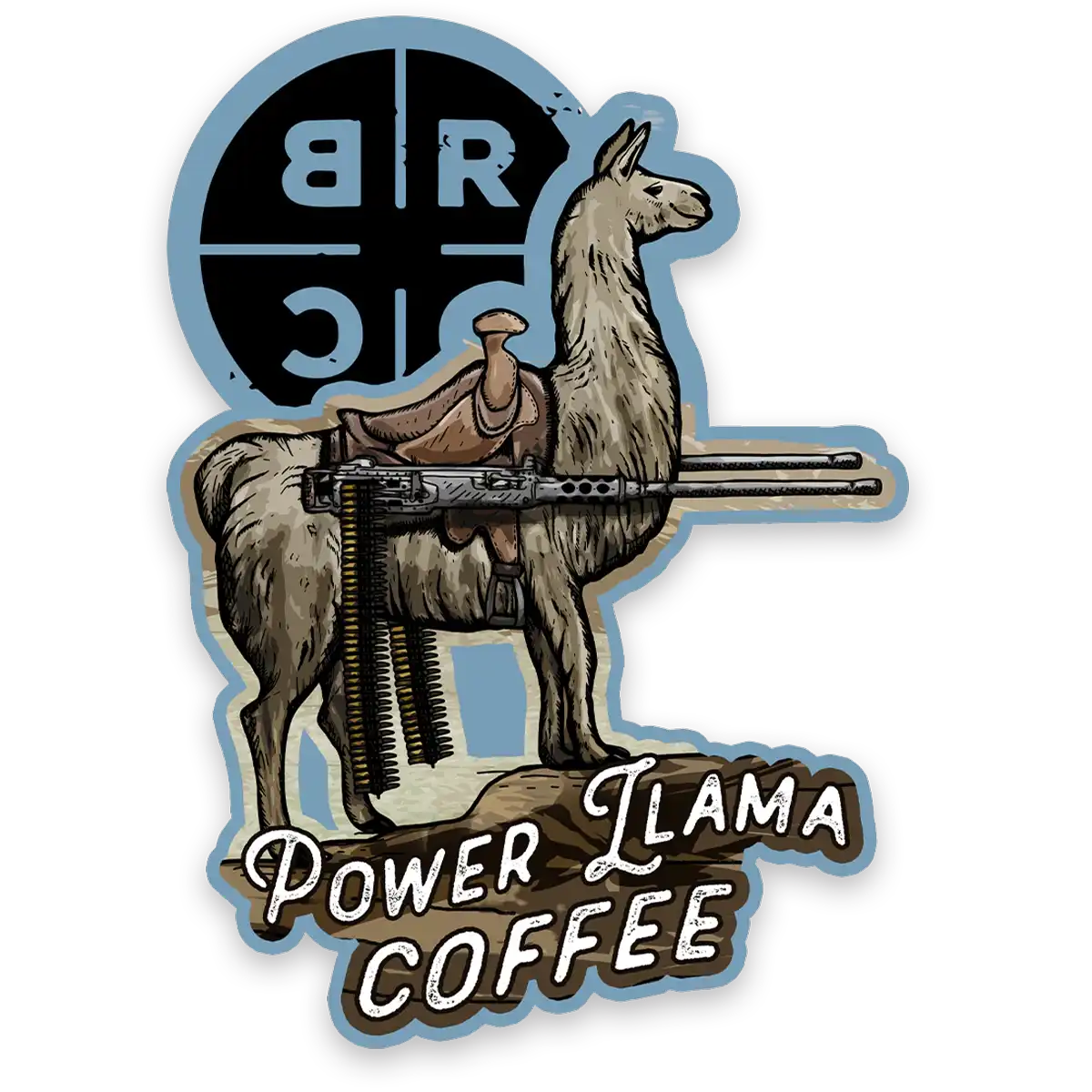 Power Llama 2024 ECS Sticker