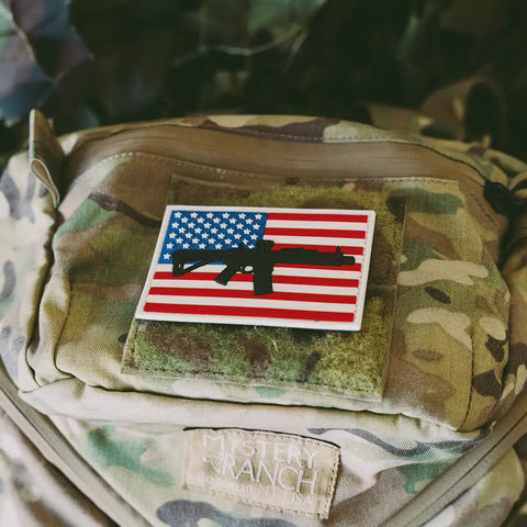 AR Flag RWB PVC Patch