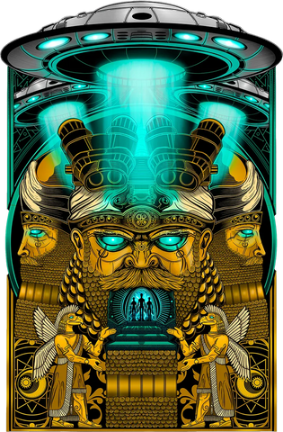 Annunaki Gold ECS Sticker