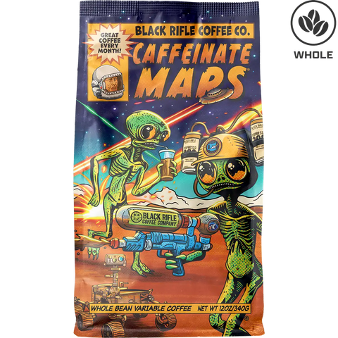Caffeinate Mars 2.0, 12oz, Whole Bean