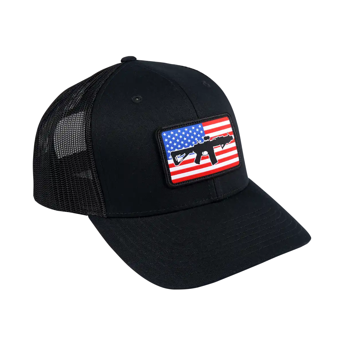 AR Flag RWB Patch Hat - Black