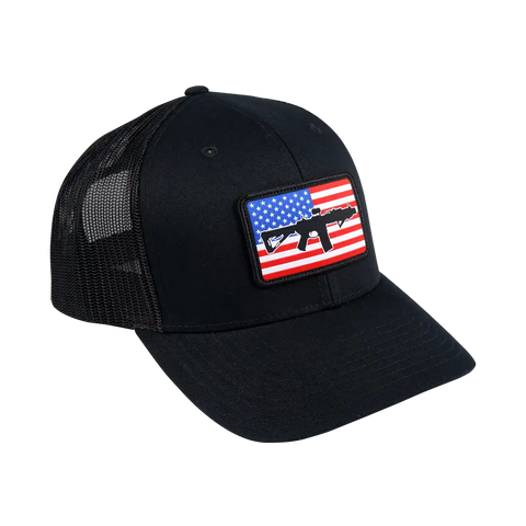 AR Flag RWB Patch Hat - Black