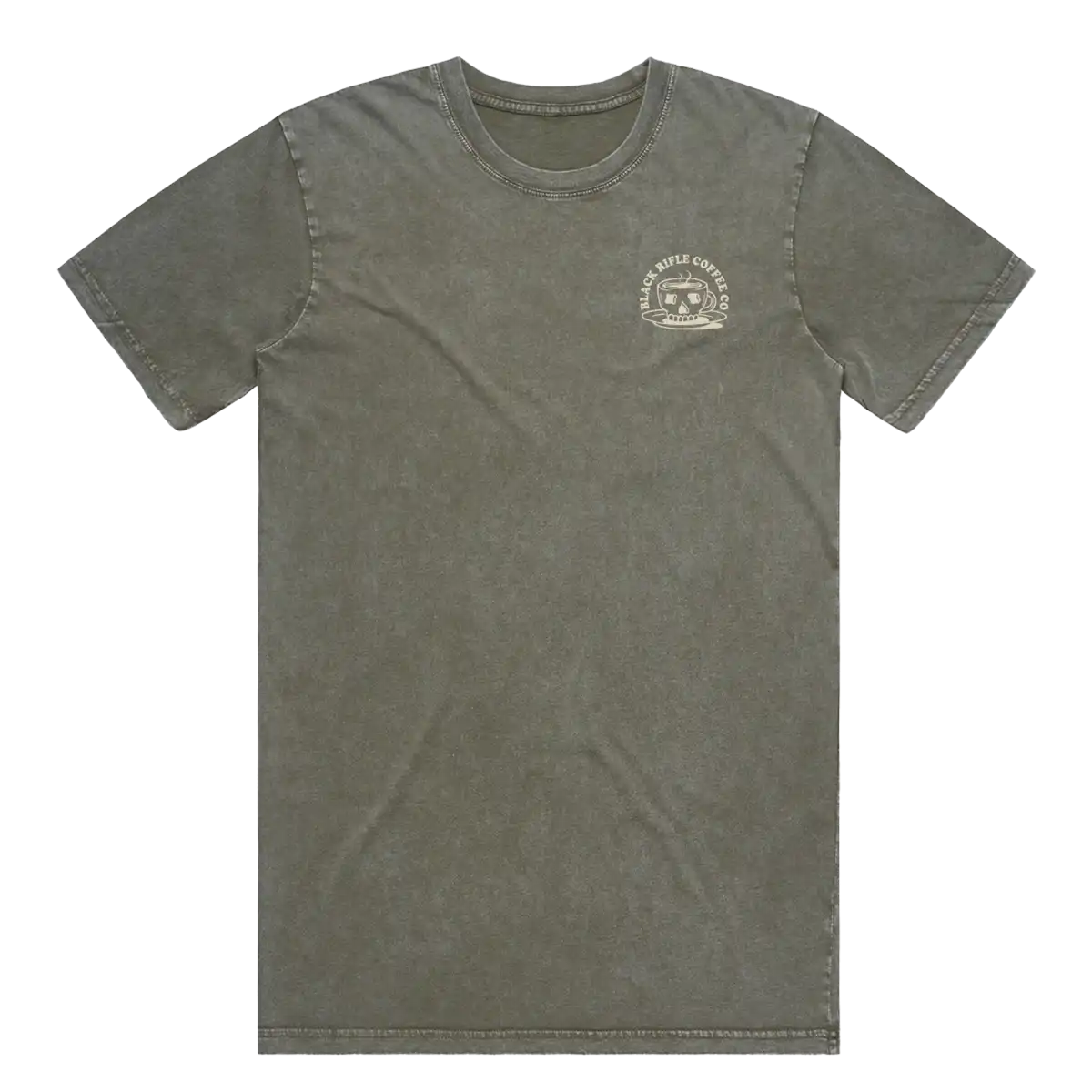 Black Rifle Diner Washed T-Shirt, Moss Stone, S
