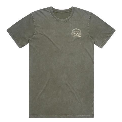 Black Rifle Diner Washed T-Shirt, Moss Stone, S