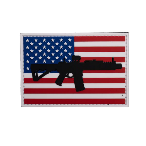 AR Flag RWB PVC Patch