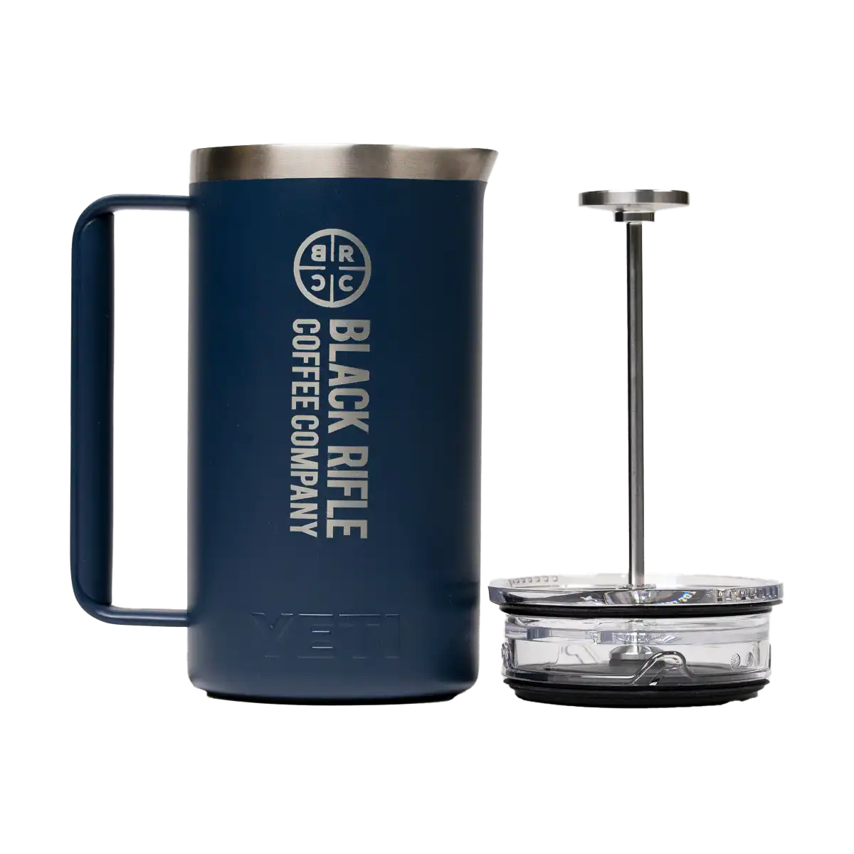 BRCC x YETI Company Logo French Press
