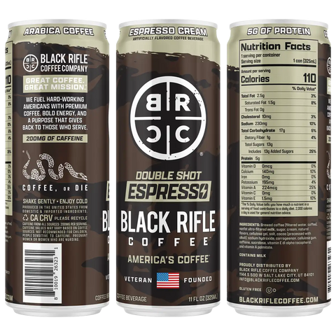 Ready To Drink Coffee, 200MG 12-Pack