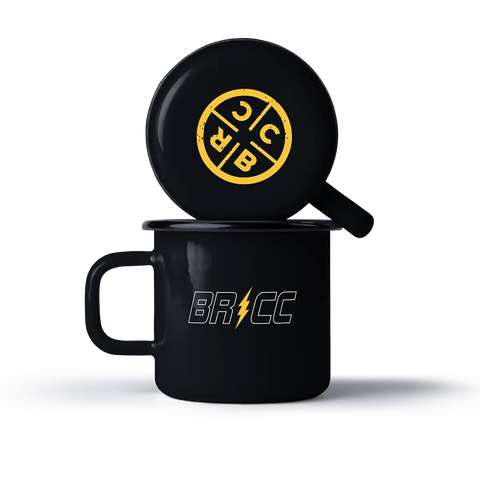 CAF Skull Enamel Mug