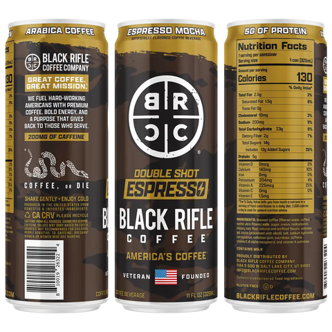 Ready To Drink Coffee, 200MG 12-Pack